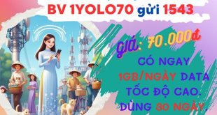 Cách đăng ký gói cước YOLO70 Vinaphone trọn gói 30 ngày sử dụng